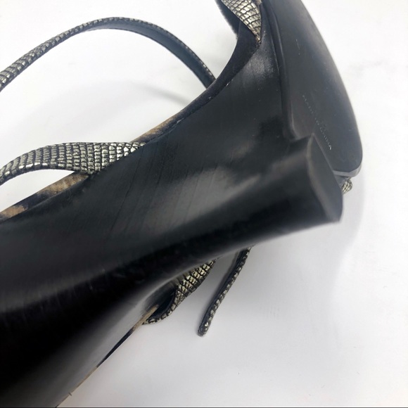 LINEA PAOLO WEDGES strappy sandals silver  8.5 - Picture 8 of 8